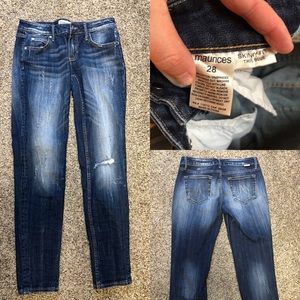 Maurices true blue skinny Jean